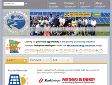 Tablet Screenshot of cleanenergyresourceteams.org